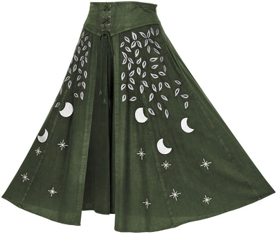 Celestia Maxi Overskirt Limited Edition Moss Green