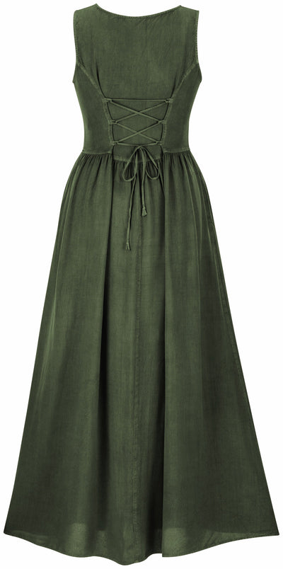 Brigid Maxi Overdress Limited Edition Moss Green